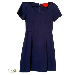 Small Navy Zac Posen A Line Mini Dress